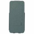 Кожаный чехол блокнот Ozaki для iPhone SE / 5S / 5 серый OC553MY